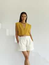 Hardal Crop Yelek