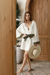 HUNU Keten Kimono - House of Mare